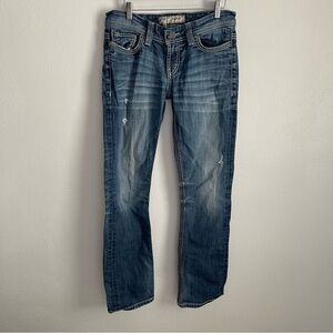 BKE Denim Payton Women's Size 29R Blue Straight Cut Casual Denim Pants Jeans